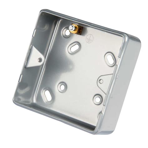 1 gang metal back box|surface mounted single gang box.